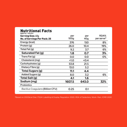 26g High Protein Oats Korean Fire