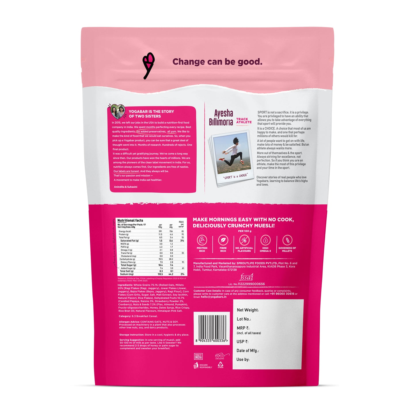 Fruits Nuts & Seeds Muesli 700g