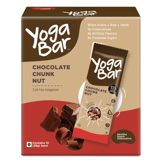 Chocolate Chunk Nut Energy Bars (Pack of 10) 350g