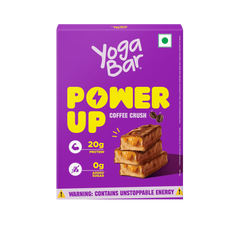 Power Up Coffee Crush 20g Protein Bars - Pack of 5 350g