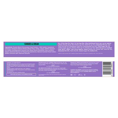 10g Protein Wafer Bars Dark Chocolate Flavour - Pack of 10