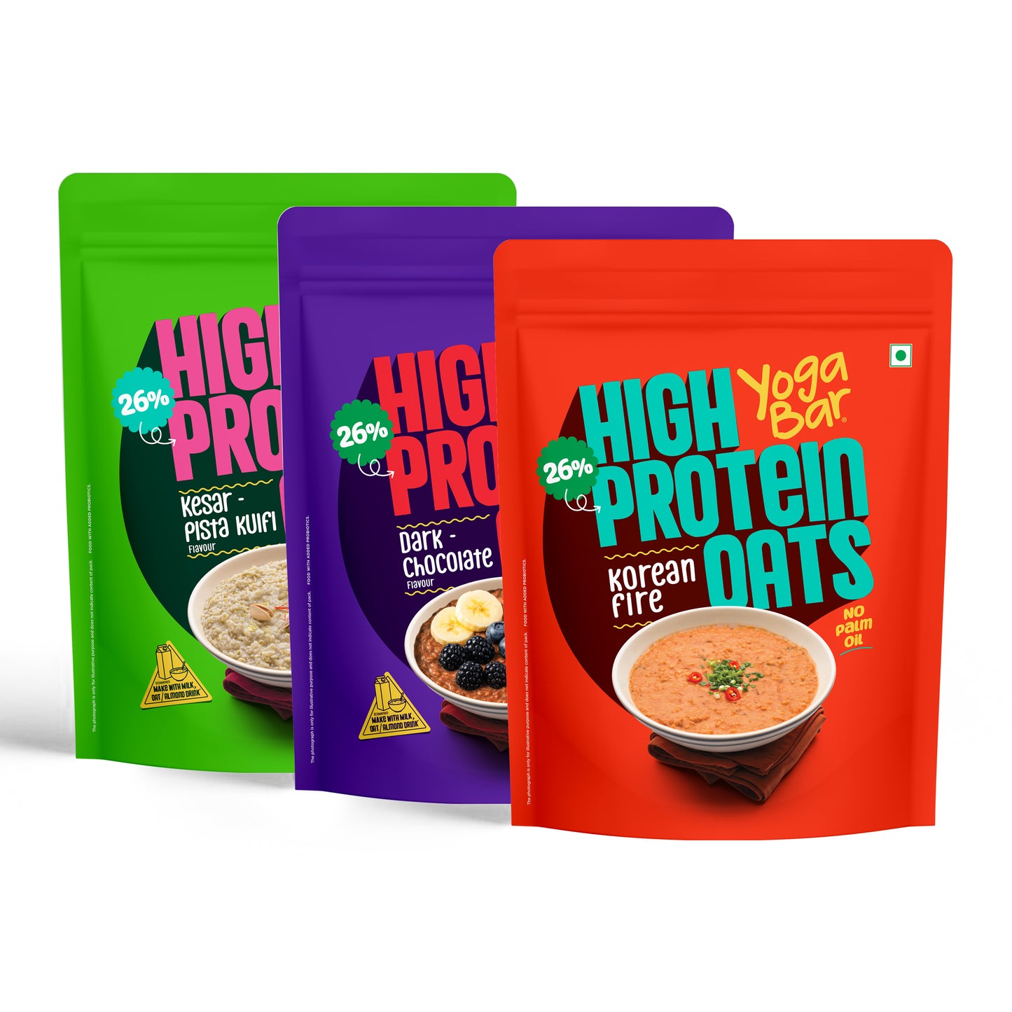 26g High Protein Oats Bestseller Combo 3kg