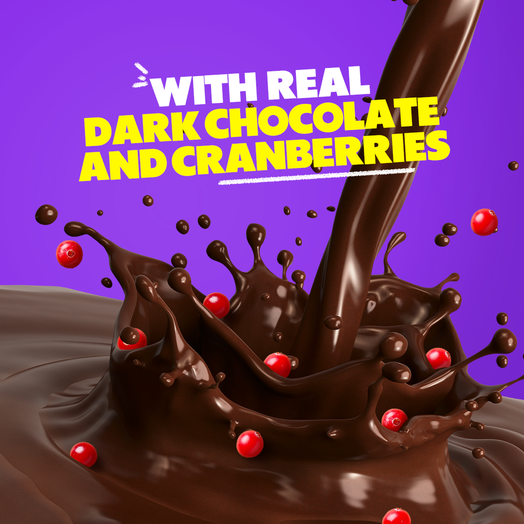 Dark Chocolate & Cranberry Muesli 400g