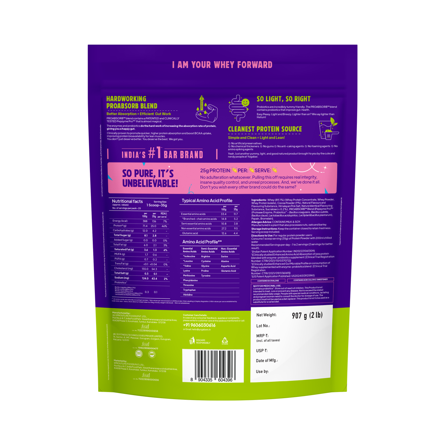 ProClean Whey 0 Calorie Sweetener (Chocolate) 2lb