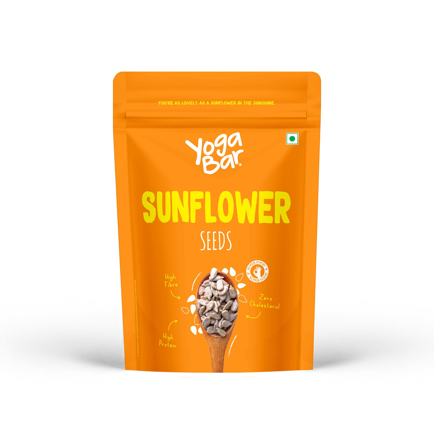 Yoga Bar roasted sunflower seeds 250g packet, a healthy seeds snack for eating