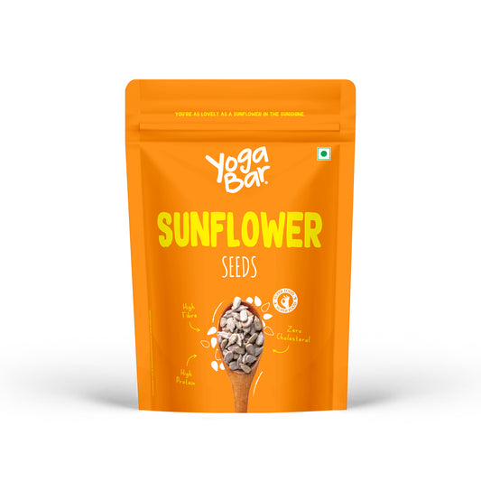 Yoga Bar roasted sunflower seeds 250g packet, a healthy seeds snack for eating