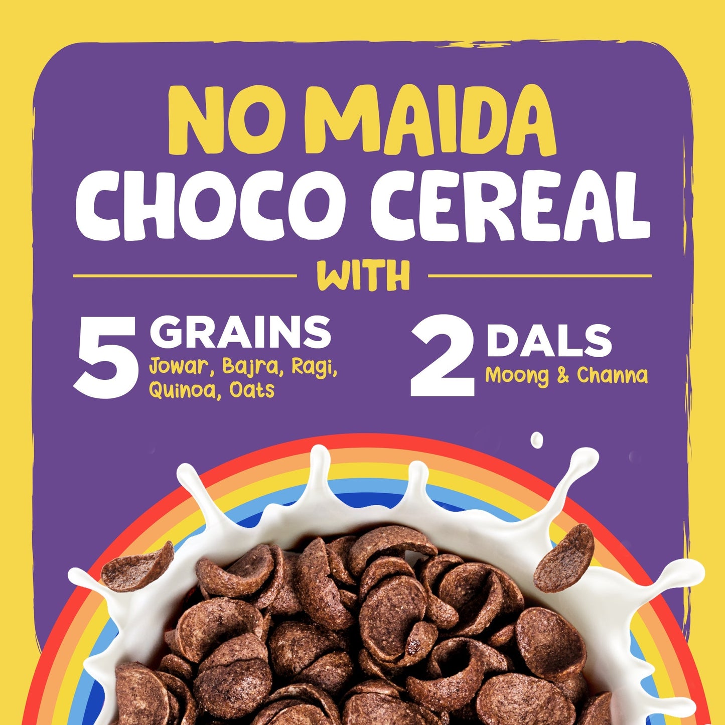 No Maida Choco Cereal, 850g (Pack of 2)