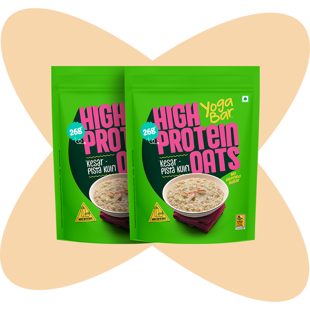 26g High Protein Oats Kesar Pista Kulfi