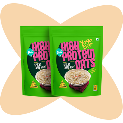 26g High Protein Oats Kesar Pista Kulfi