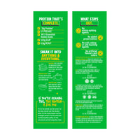 Yoga Bar Yeast Protein label showing 31g protein, complete amino acids, no preservatives or artificial flavours