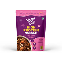 Yoga Bar High Protein Muesli Choco Almond Cranberry pack. Healthy breakfast cereal online