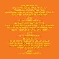 Official FSSAI license numbers for Sproutlife Foods and Bonville Foods Yoga Bar peanut butter production