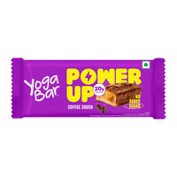 Yogabar Power Up Coffee Crush 20g Protein Bar 70g packaging