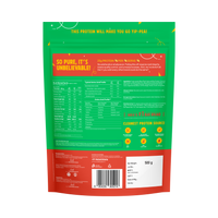 YogaBar ProClean Coffee Plant Protein back of pack showing nutritional facts and amino acid profile