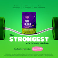 Yoga Bar ProClean Whey Protein Chocolate – 26g protein, 12.5g EAA per scoop, pure whey isolate, clinically studied