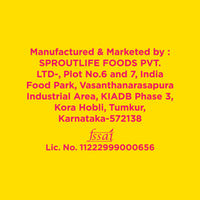 Yoga Bar official FSSAI license number and manufacturing details by Sproutlife Foods Pvt Ltd