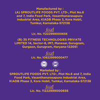 Yoga Bar Whey Protein manufacturer details – Sproutlife Foods, FSSAI license, ISO & GMP certified