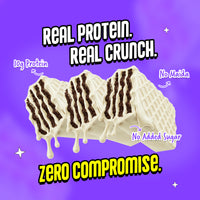 Yoga Bar Protein Wafer Bar Cookies and Cream with 10g protein no maida and no added sugar crunchy multigrain wafer bar
