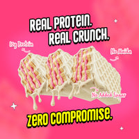 Yoga Bar Protein Wafer Bar Strawberry Pop with 10g protein no maida and no added sugar crunchy multigrain wafer bar